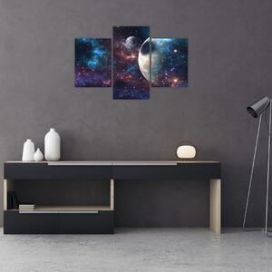 Tablou cu cosmos (90x60 cm)