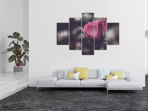 Tablou - Detaliu florii de trandafir (150x105 cm)