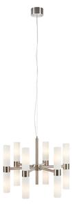 Markslöjd 109154 - Lustru suspendat pe cablu ELARA 12xE14/40W/230V crom mat