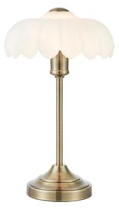 Markslöjd 109179 - Lampă de masă KURAGE 1xE27/60W/230V alamă/alb