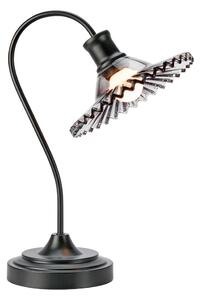 Markslöjd NOVIA 109151 - Lampă de masă 1xE27/60W/230V, negru/gri fumuriu