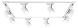 Brilagi - Spot pe șină HUSKY, 8xGU10/10W/230V, alb