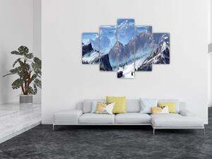 Tablou - Munții pictați (150x105 cm)