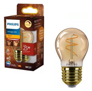 Bec LED dimabil VINTAGE Philips P45 E27/3,1W/230V 2200K CRI 90