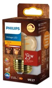 Bec LED dimabil VINTAGE Philips P45 E27/3,1W/230V 2200K CRI 90