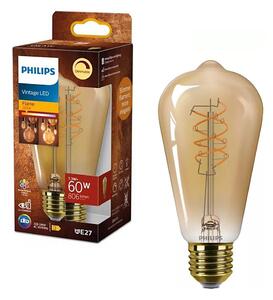 Bec LED reglabil Philips Vintage ST64 E27/7,3W/230V 2200K CRI 90