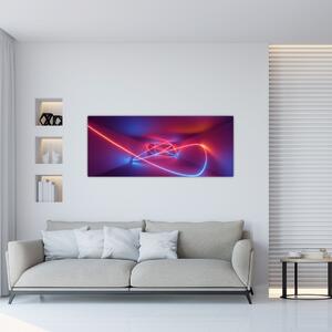 Tablou cu abstracție modernă (120x50 cm)