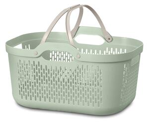 Coș de rufe verde deschis din plastic 45 l – Addis