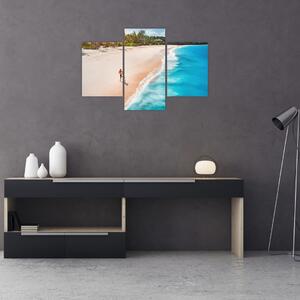 Tablou - Fuga pe plajă (90x60 cm)