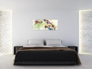 Tablou - Pictua cu flori (120x50 cm)