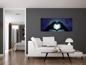 Tablou - Dragoste simbolică (120x50 cm)