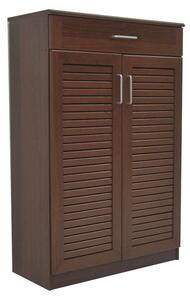 Dulap pantofi Sante 20 perechi, culoarea nuc antic 80x37x123cm