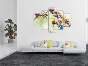 Tablou - Pictua cu flori (150x105 cm)