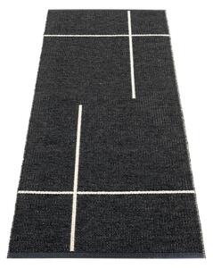 Covor tip traversă pentru interior și exterior negru 70x180 cm Fred Black – Pappelina
