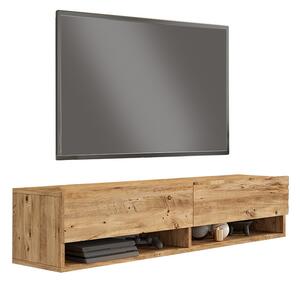 Comoda TV de perete Roscoe color sonoma 140x31.6x29.6cm