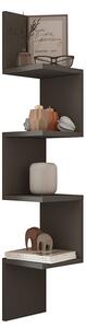 Raft suspendat Model Thaddeus, Antracit, 22x22x117.2 cm