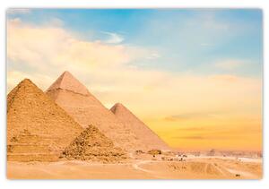 Tablou cu piramidele din Egipt (90x60 cm)