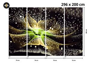 Fototapet - Floare sclipitoare (296x200 cm)