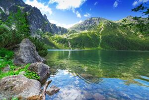 Fototapet - Lac în Tatra (296x200 cm)