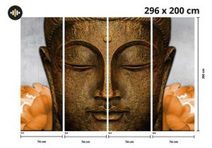 Fototapet - Buddha (296x200 cm)