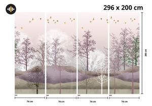 Fototapet - Pădurea de foioase (296x200 cm)