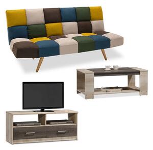 Set living pentru studenti Lounge 1, 3 bucati Castillo - Toro - Multicolor