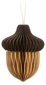 Ornament de Crăciun din hârtie Honeycomb Acorn – Sass & Belle