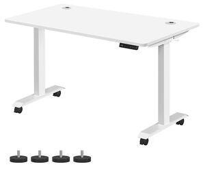 Birou reglabil Songmics Alb 140x70x117 cm