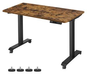 Birou reglabil Songmics Natural 140x70x117 cm
