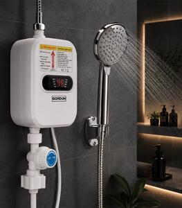 Încălzitor electric de apă cu încălzire instantanee de 3.500 W, cu afișaj și duș, 15–50 °C