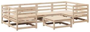 Set canapea de grădină, 7 piese, lemn masiv de pin