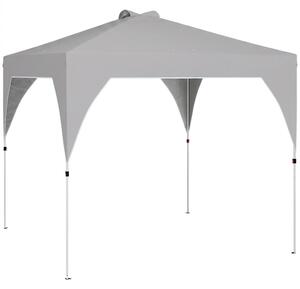 Outsunny Pavilion 3x3m Pliabil, Montaj Ușor cu Buton, UPF 50+ Protecție | Aosom Romania