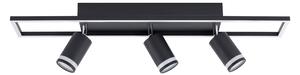 Plafoniera Modernă Klausen Leyla PL3 Negru 71cm 3xGU10 LED 870lm 4000K Iluminat Interior Elegant Design Minimalist Metalic Eficientă Durabilă