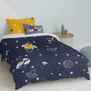Lenjerie de pat pentru copii din bumbac pentru pat de o persoană 140x200 cm Starspace – Mr. Fox