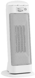 HOMCOM Sobă Electrică Ceramică 2000W, 4 Moduri și Încălzire Reglabilă, Oscilație 55°, Alb | Aosom Romania