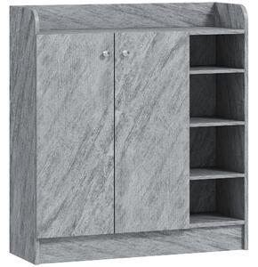 Homcom Dulap Pantofi 83×30×90 cm – Lemn, 12 Perechi, Culoare Cafenie | Aosom Romania