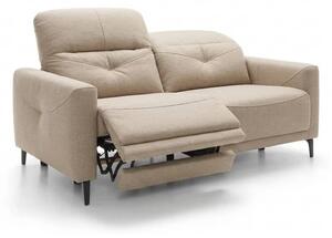 Canapea cu 2 reclinere electrice Sandra textil