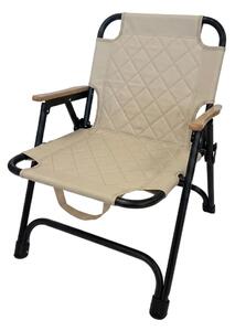 Comfycamper™ Scaun De Camping Pliant Capitonat, Bej