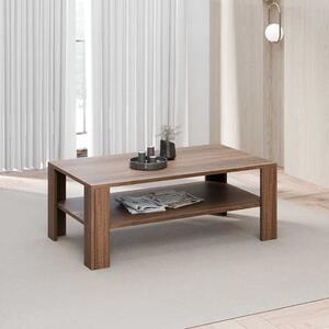 Masuta Cafea Rectangular Adore Living, Alb - Maro, 110x42x65 cm