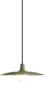 Lampă suspendată retro verde pentru sistem de șină monofazat - Slimline Panzi