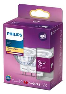 Set 2x bec LED Philips GU5,3/MR16/5W/12V 2700K