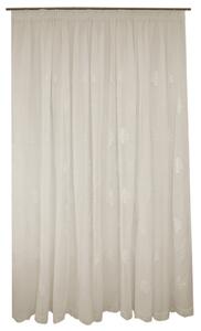Perdea Velaria in baroc brodat ivoire, 235x250 cm