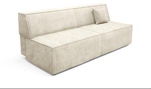 Canapea ~AXIS~ extensibilă cu ladă de depozitare, husa căpătâi detașabilă, 202 cm lungime, extensie 140/200 cm Bej Salvador