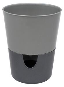 Ghiveci cu auto-irigare Plastia Rosmarin, gri