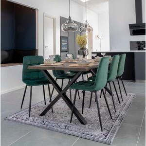 2 scaune de dining verzi Middelfart - House Nordic