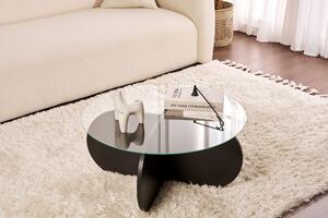 Măsuţă de cafea, Hanah Home, Culoare: Negru de lemn Fumu