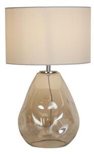 Searchlight EU65420CP - Lampă de masă DEVON 1xE27/60W/230V gri/fumuriu