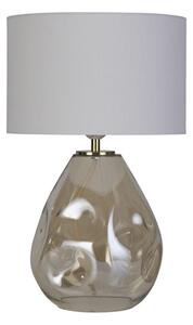 Searchlight EU65420CP - Lampă de masă DEVON 1xE27/60W/230V gri/fumuriu