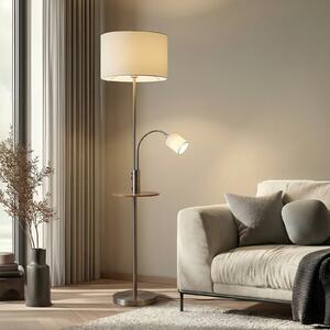 Lampadar Lindby, Aovan, Gri, Camera de zi, Metal, Modern