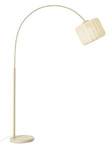 Lampadar Lindby, Helin, Bej, Camera de zi, Țesătură / Textil, Modern